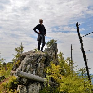 Abstieg vom Siebensteinkopf – der Weg “Waldkauz”