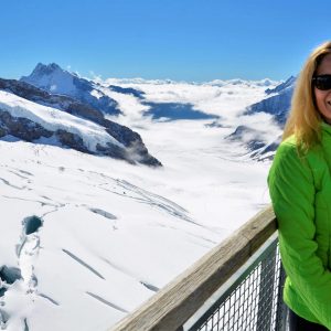Winterlandschaft auf dem Jungfraujoch