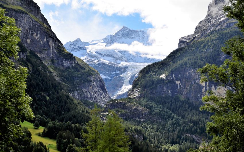 Gletscher am Schreckhorn