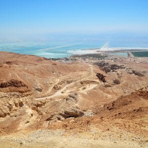 Aussichtspunkt mit Blick auf das Tote Meer