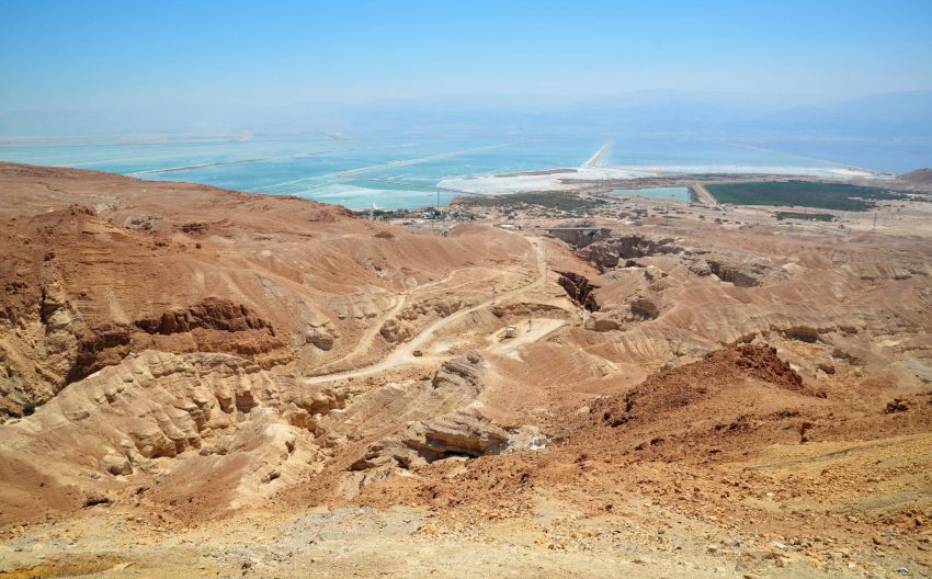 Aussichtspunkt mit Blick auf das Tote Meer