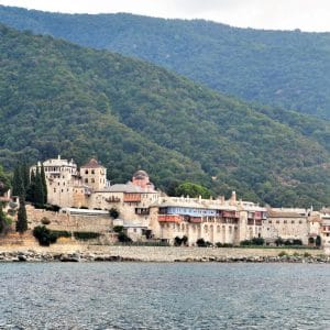 Kloster auf der Athos Halbinsel