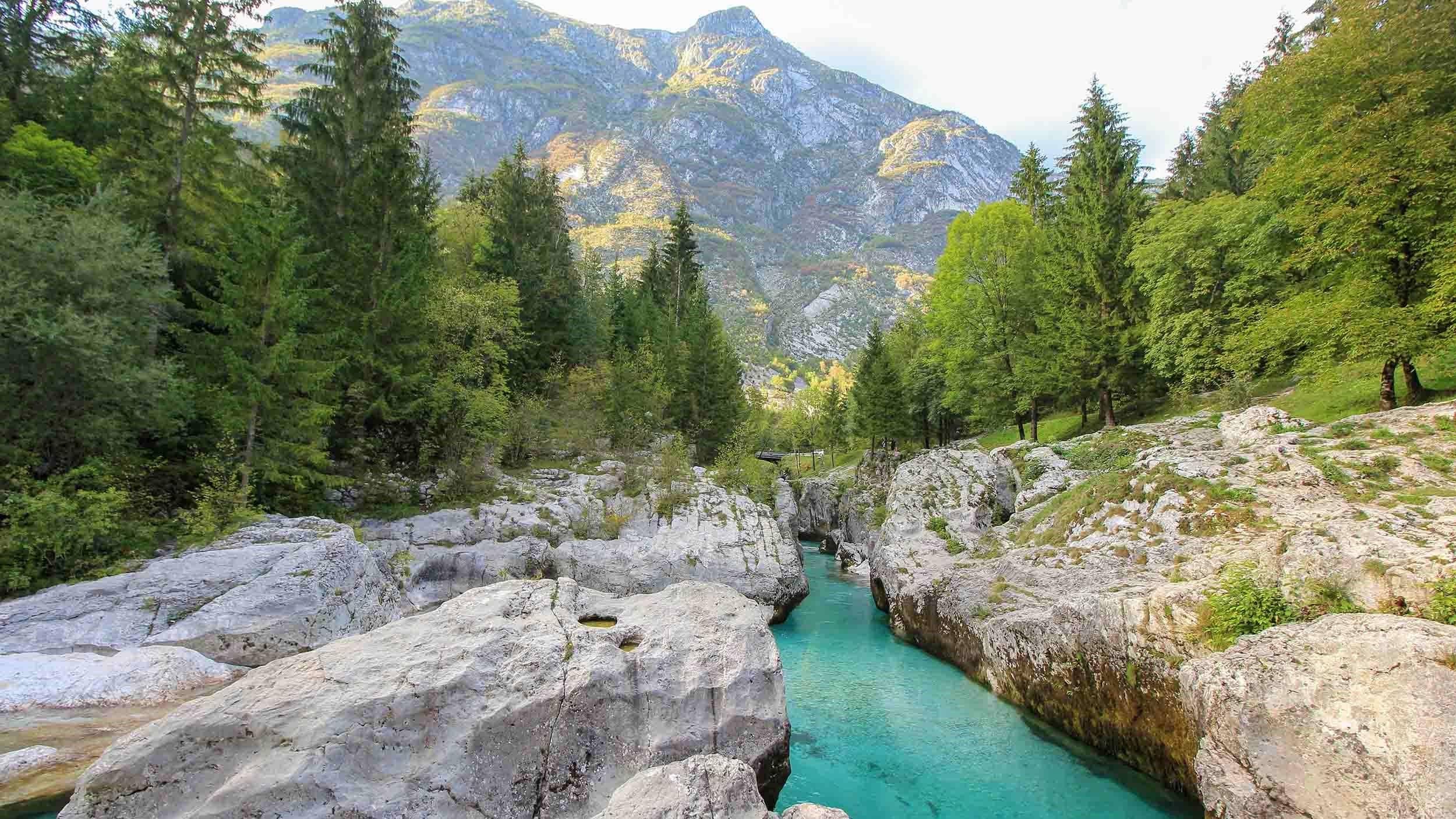 Soca Fluss Sehenswürdigkeiten Slowenien