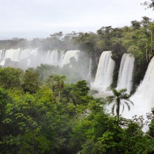 Iguazu Wasserfälle in Argentinien Brasilien