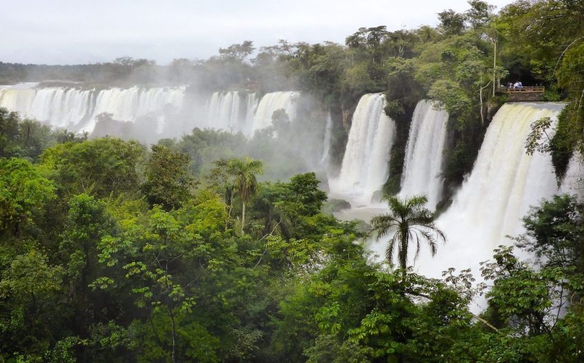 Iguazu Wasserfälle in Argentinien Brasilien