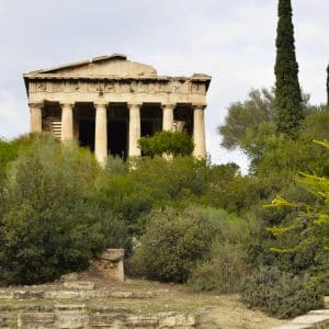 Agora Sehenswürdigkeiten Athen Tempel des Hephaistos