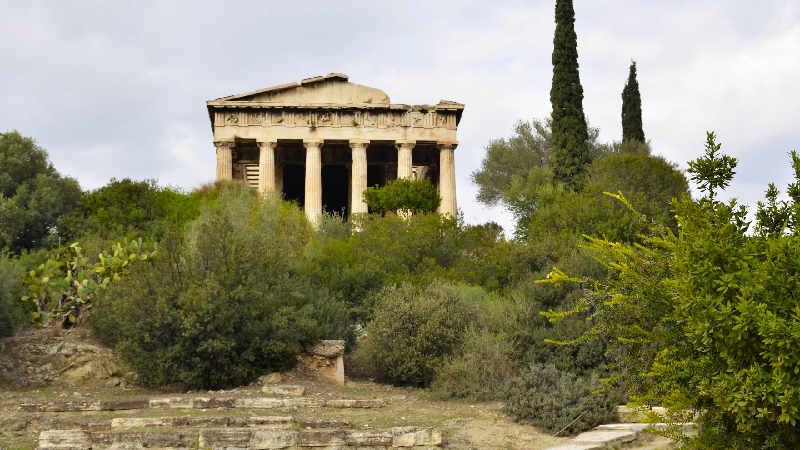 Agora Sehenswürdigkeiten Athen Tempel des Hephaistos